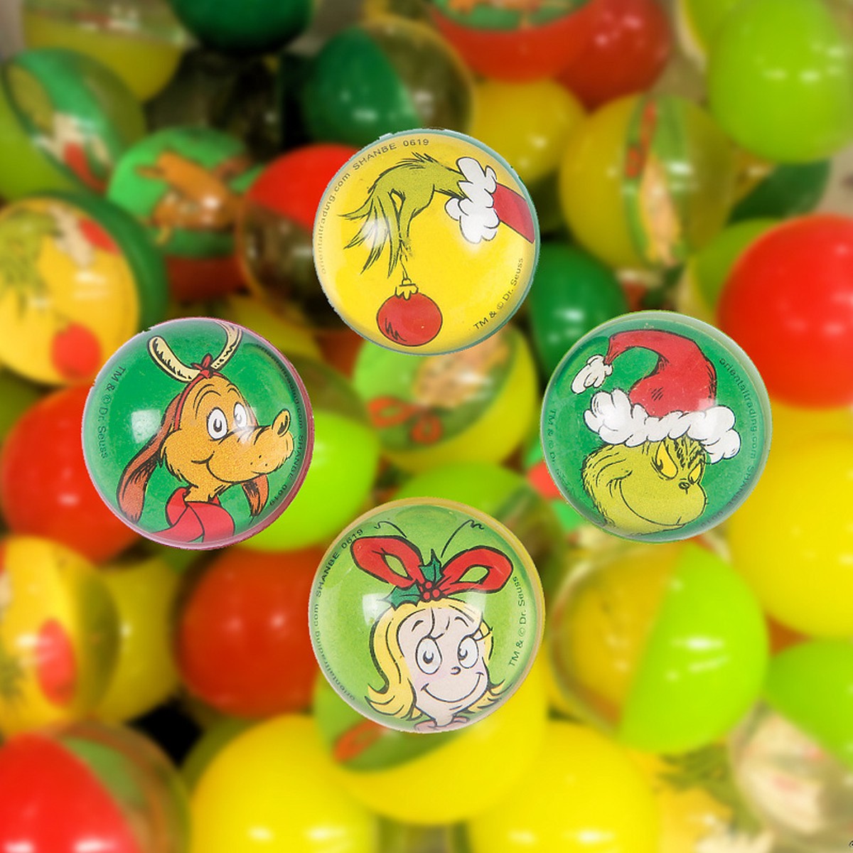 1.25 The Grinch Hi-Bounce Balls