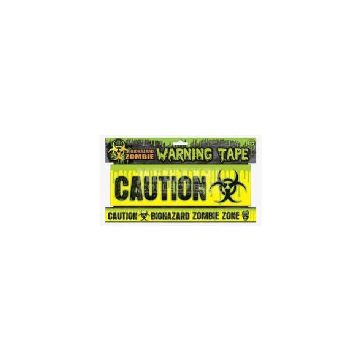 20 Biohazard Zombie Zone Party Tape