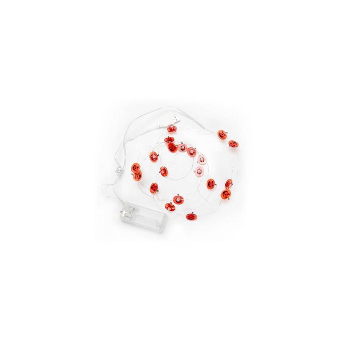 20 Mini Jack-O-Lantern LED Light Set