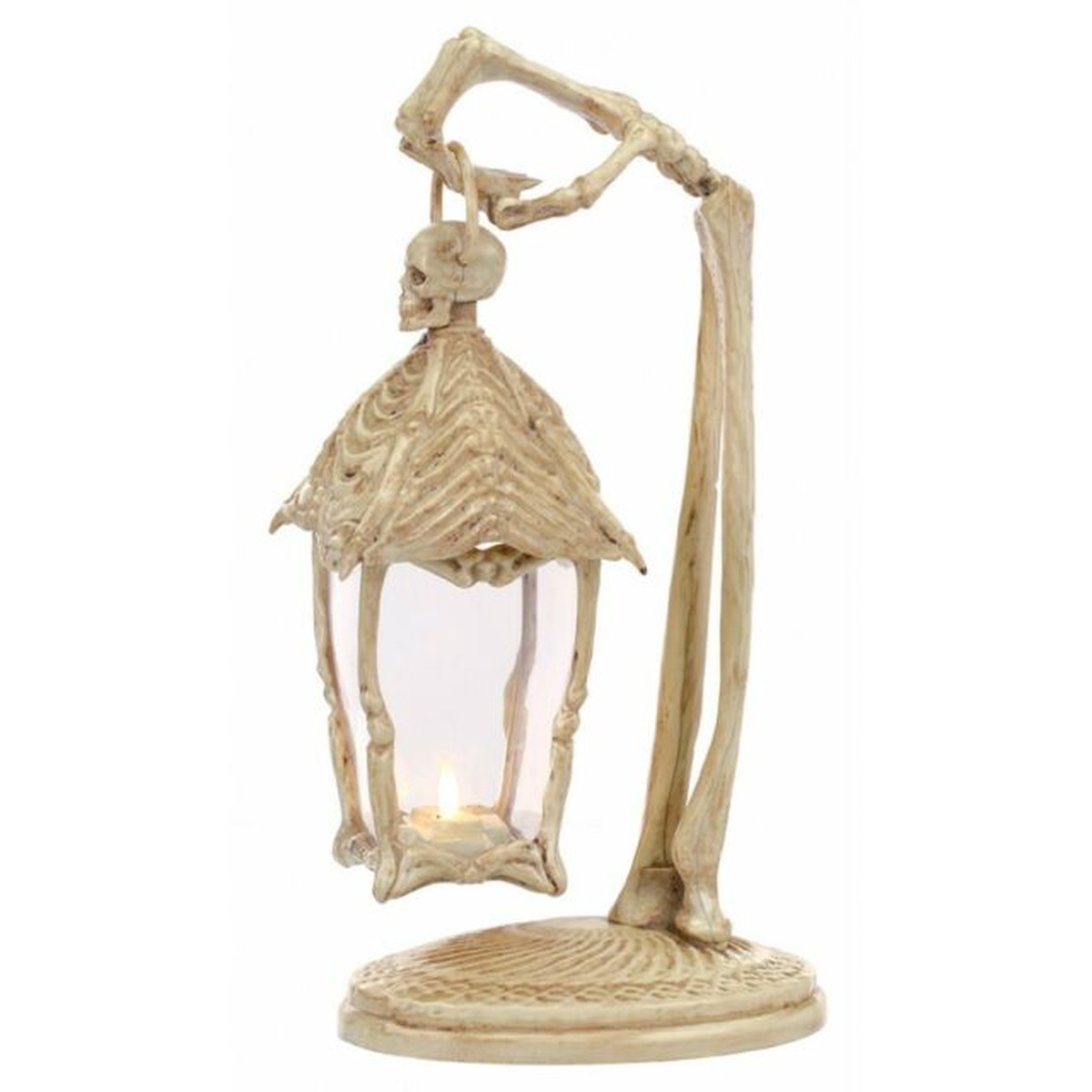 16 1/2 Inch Skeleton Arm Light-Up Lantern