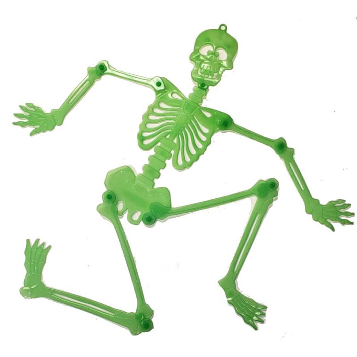 3 Glow in the Dark Flat Skeleton