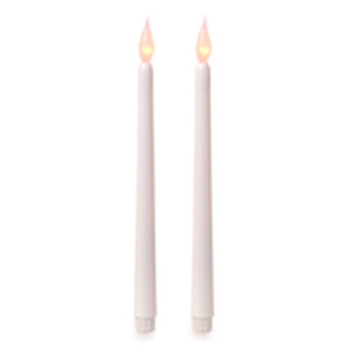 11 Inch L.E.D. Taper Candles  2 Pack