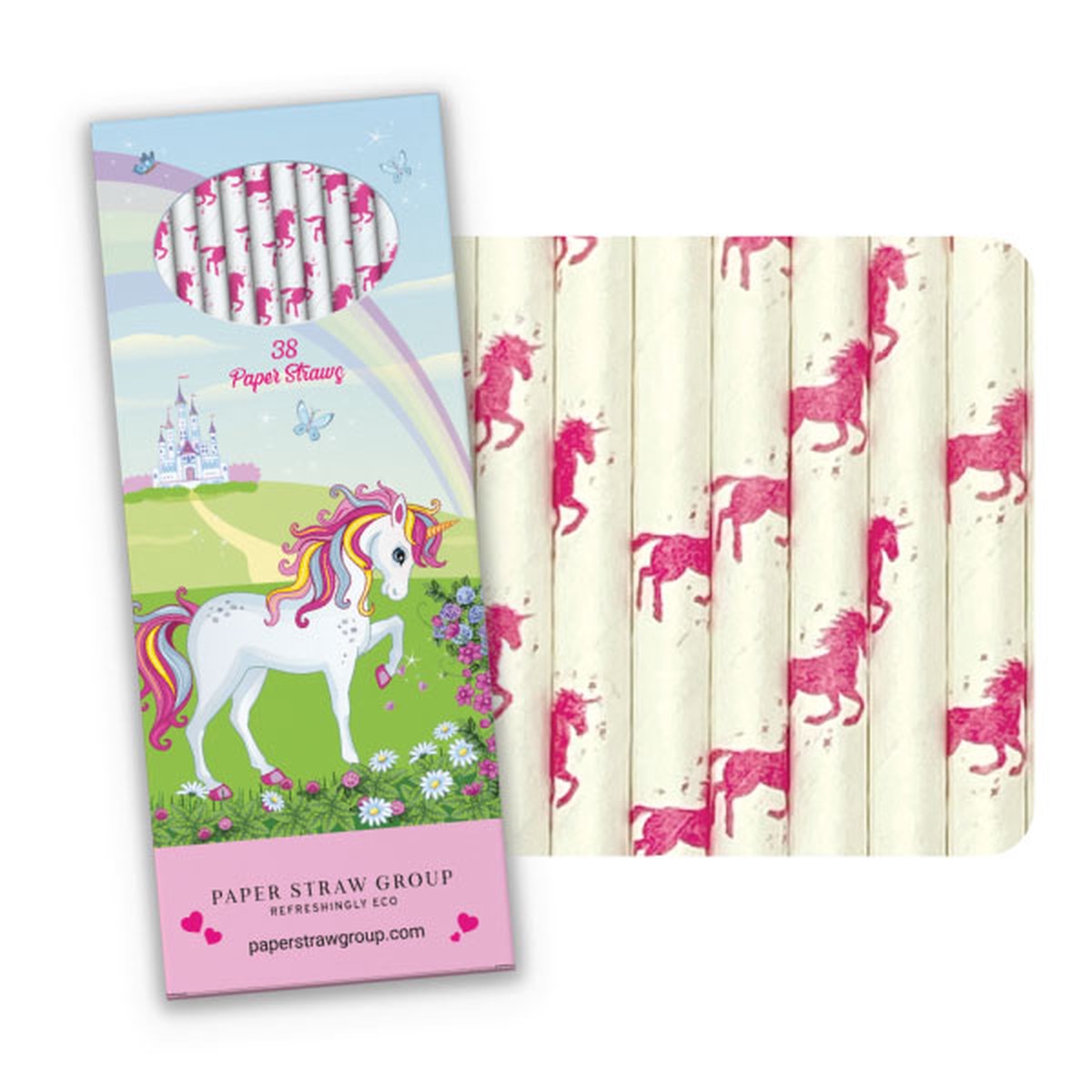 Unicorn Paper Straw (38 Pack) - Default Title
