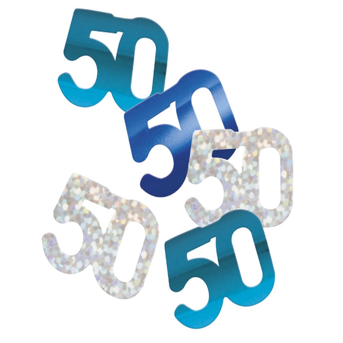 GLITZ 50 Blue Foil Confetti - (14g) - Default Title