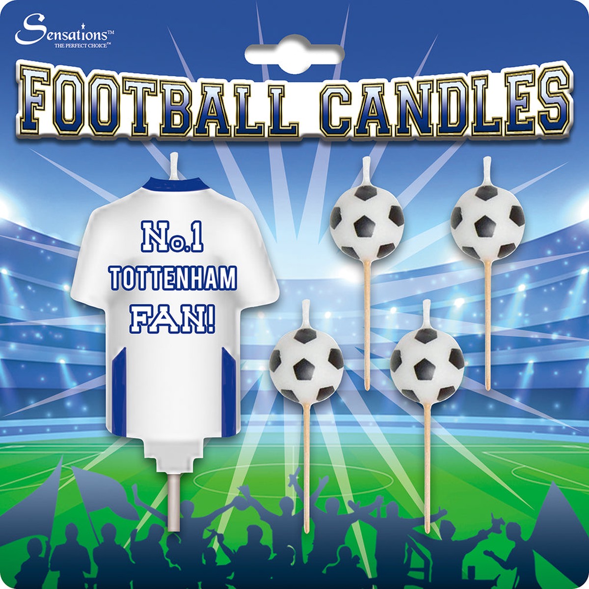No.1 Tottenham Fan Football Candles - (5 Pack) - Default Title