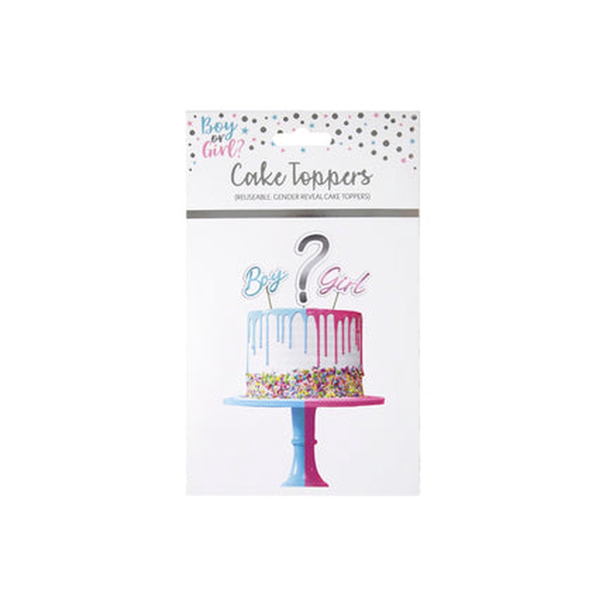 Boy or girl cake topper - Default Title