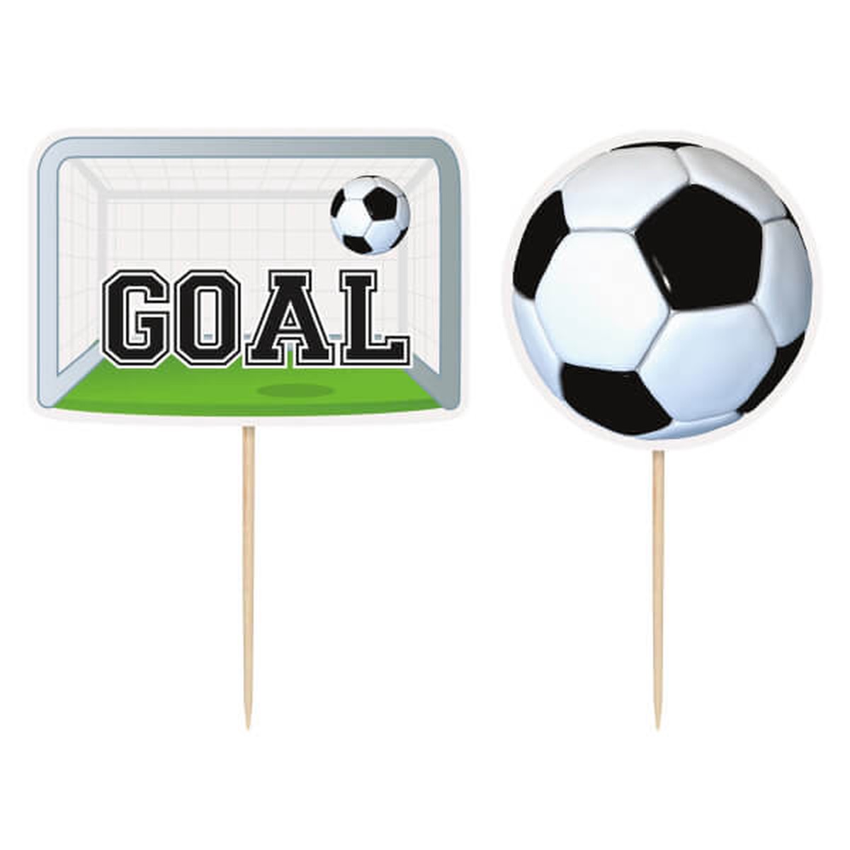 3D Soccer Cake Toppers (6 Pack) - Default Title