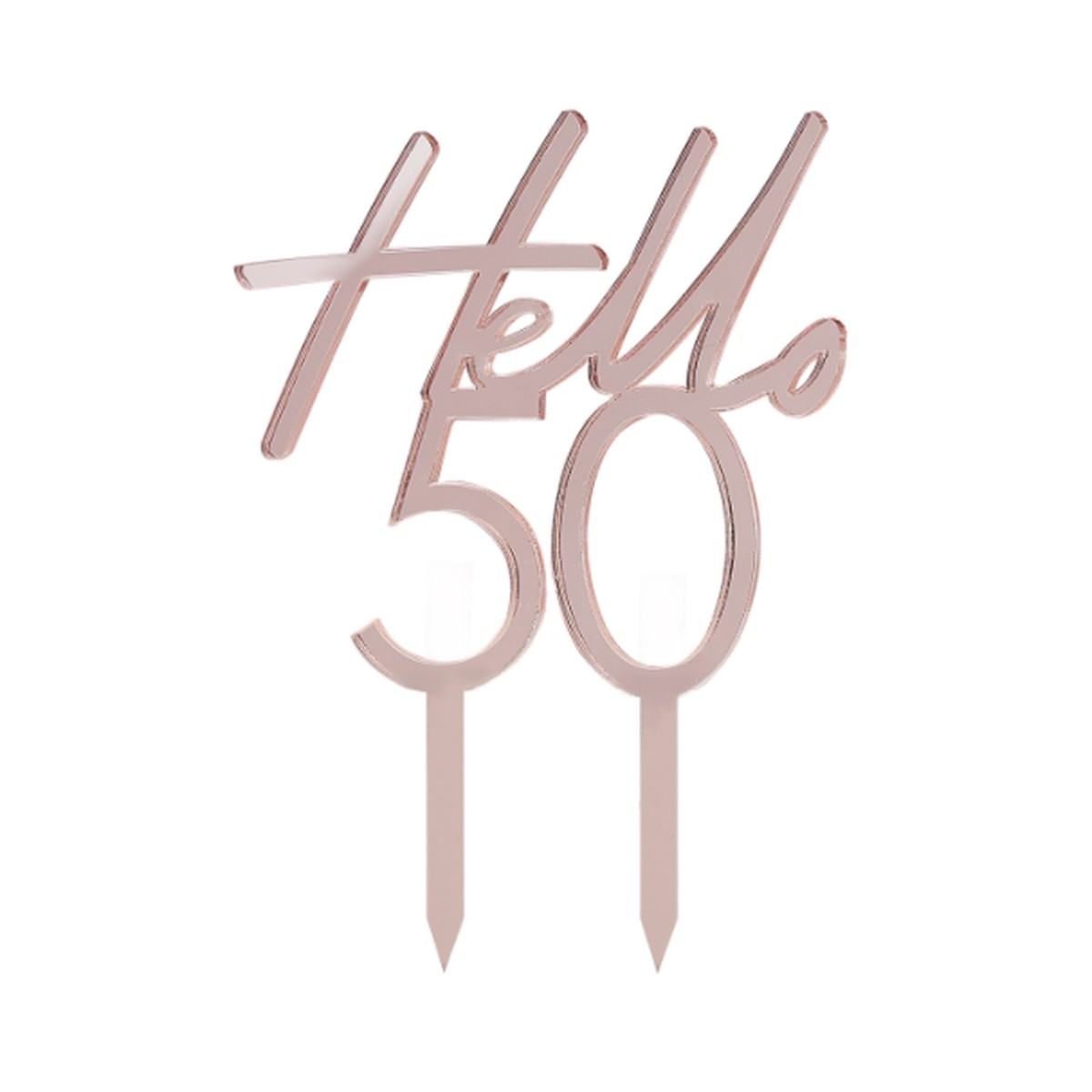 50th Happy Birthday Cake Topper - Default Title