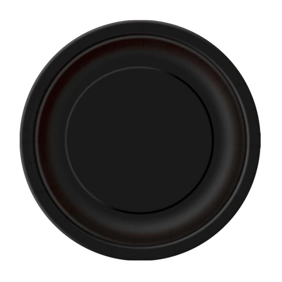 Black Solid Round 9