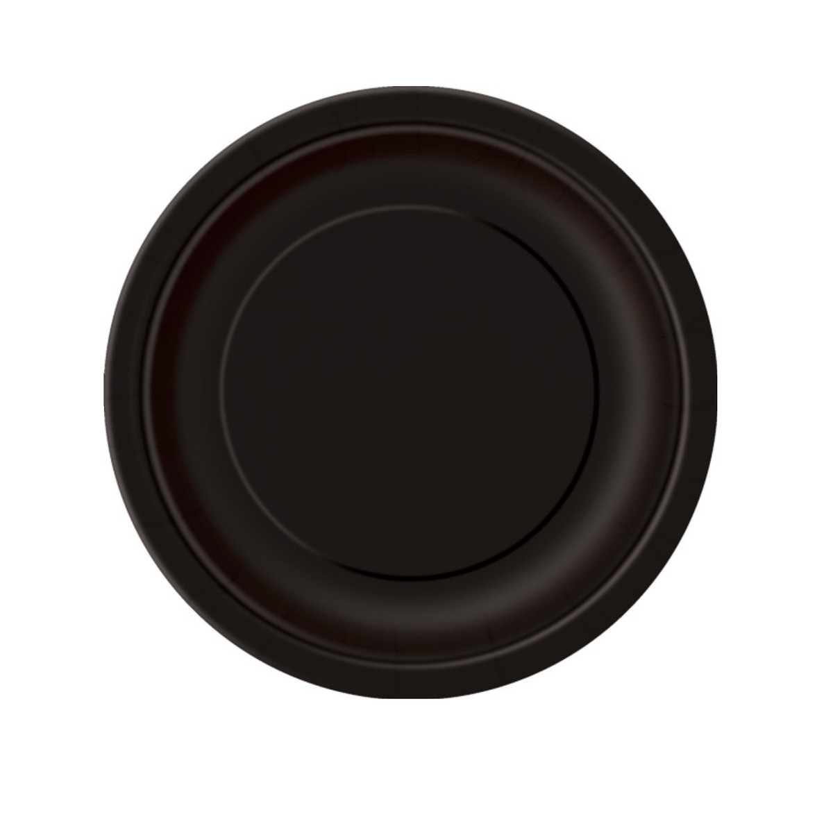 Black Solid Round 7