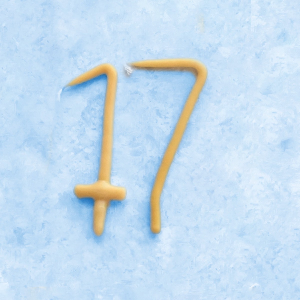 17th Birthday Beeswax Number Candle Set - Default Title