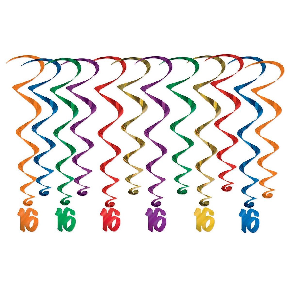 16 Whirls Assorted Colors - Case (72 Whirls)
