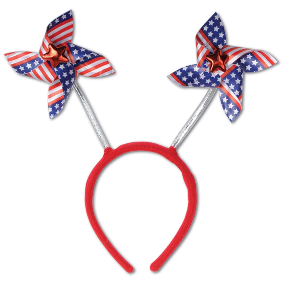 4th of July Party Patriotic Pinwheel Boppers - Case (12 Boppers)