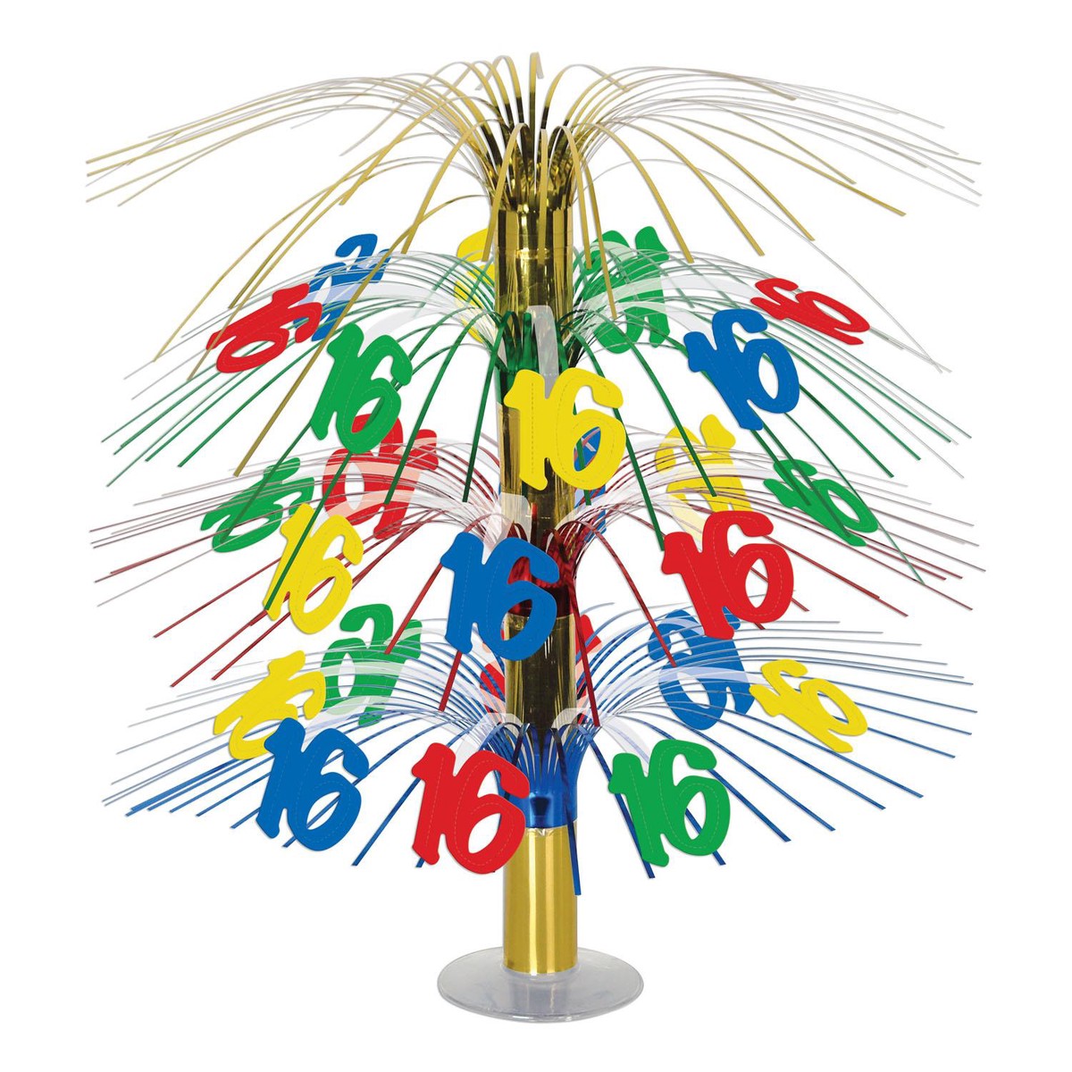 16th Birthday Party Cascade Centerpiece - Case (6 Centerpieces)
