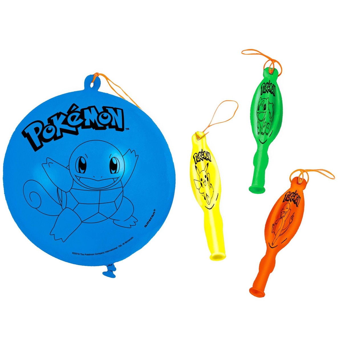 4ct, Classic Pokmon Punch Balloons - Default Title