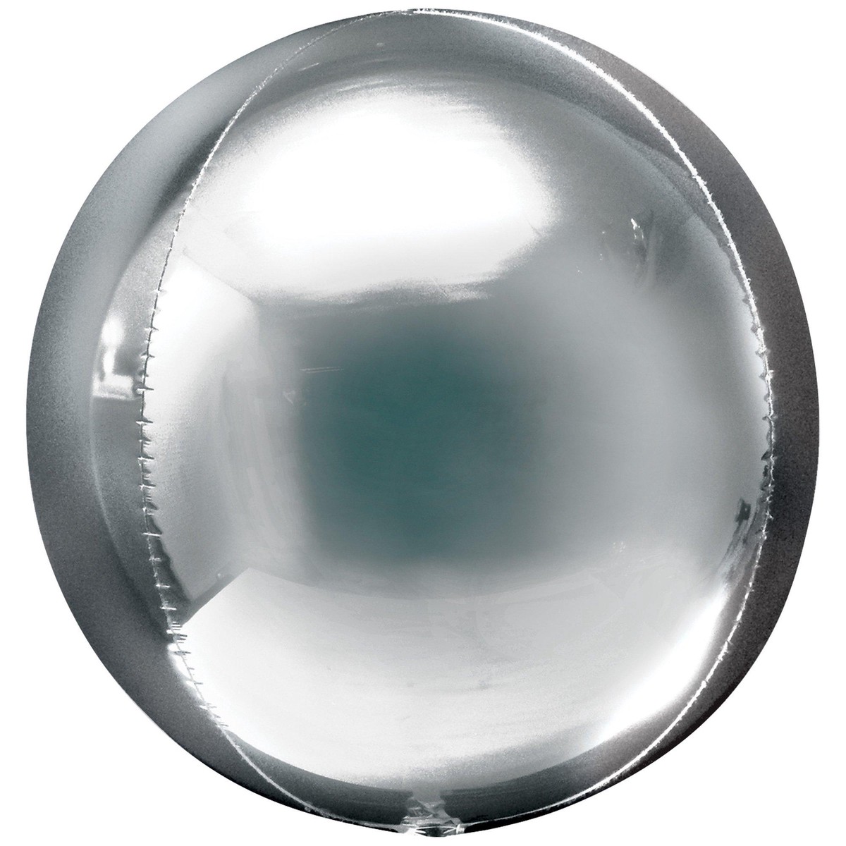 Silver Orbz Balloon, 16in - Default Title
