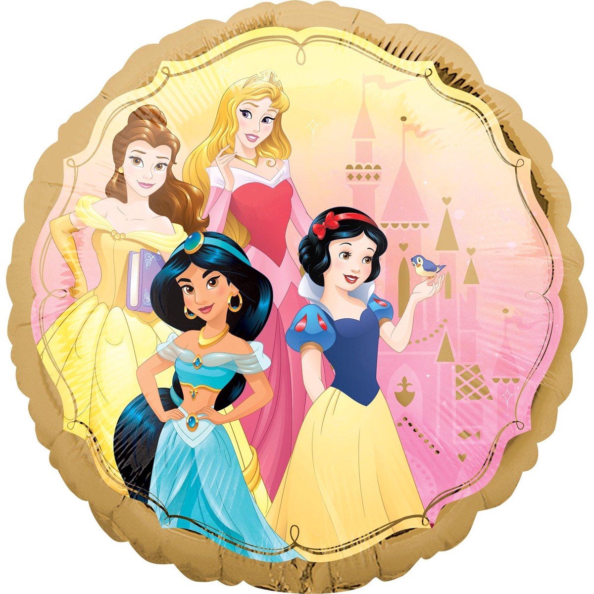 Round Disney Princess Balloon, 17in - Default Title