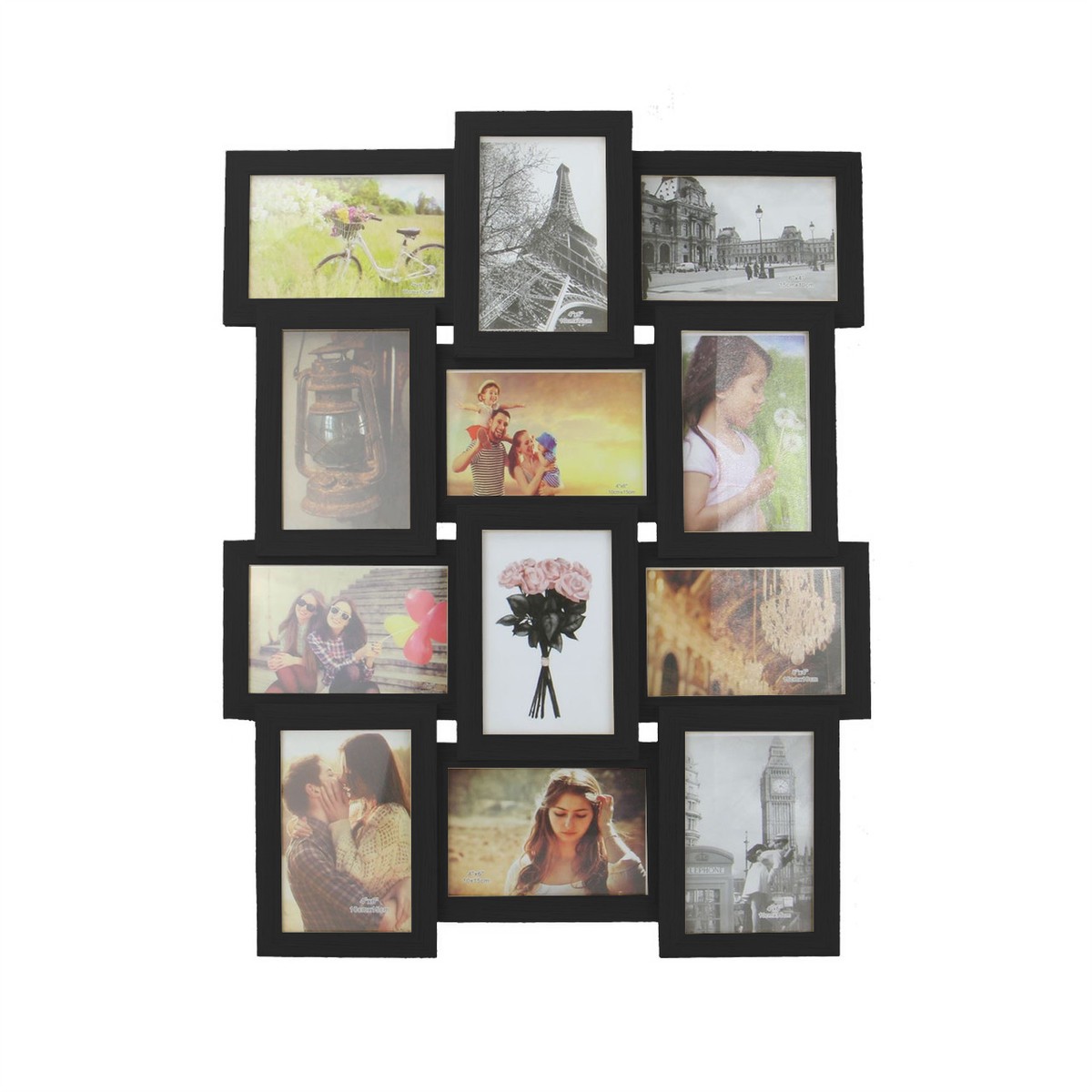 12 Photo Collage Frame Black | M&W - Default Title