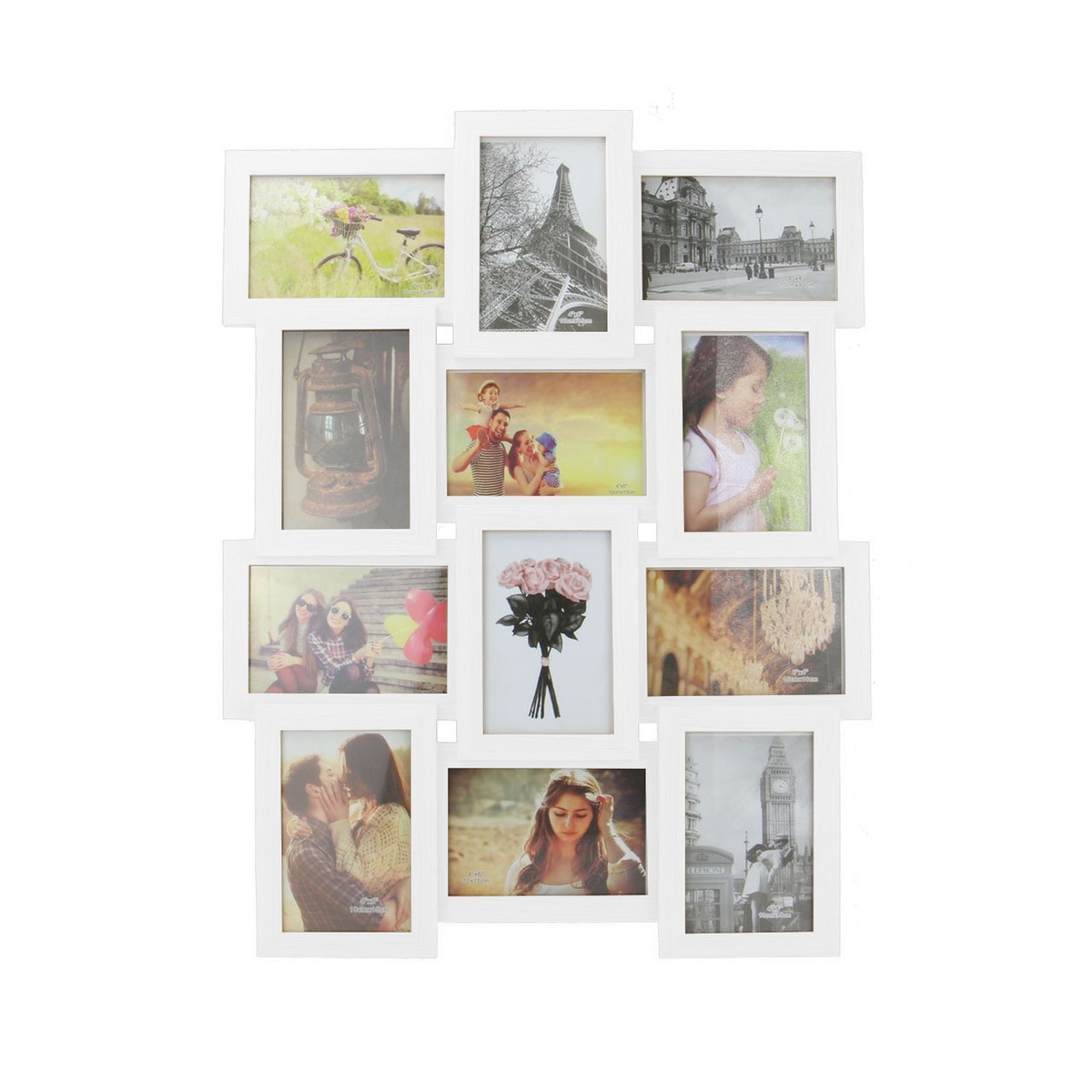 12 Photo Collage Frame White | M&W - Default Title