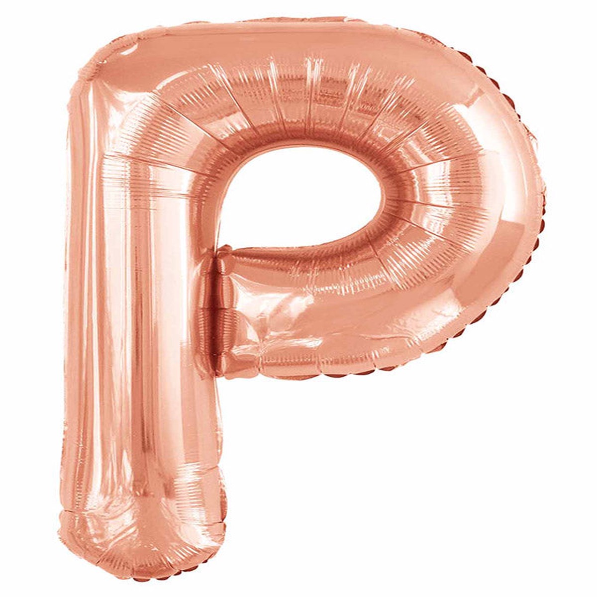 P Rose Gold Letter Balloon - 34