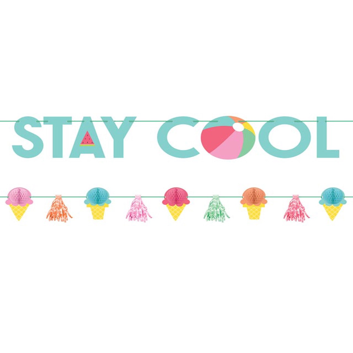 'Stay Cool' Paper Banner Kit (2pk) - Default Title