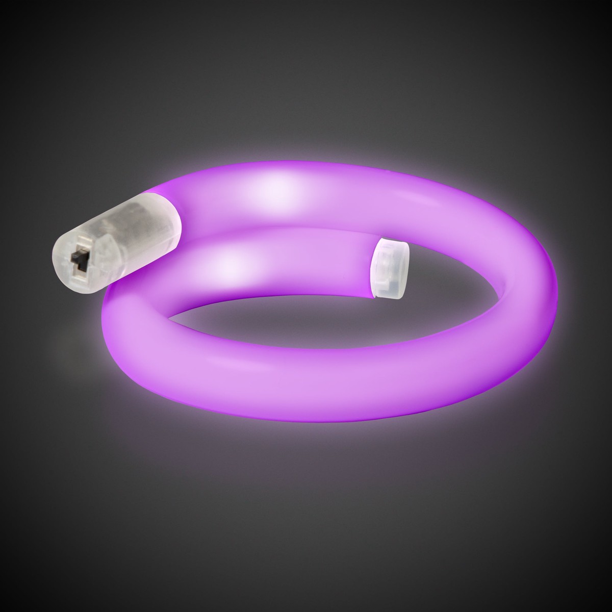 Purple LED Tube Bracelet - Purple