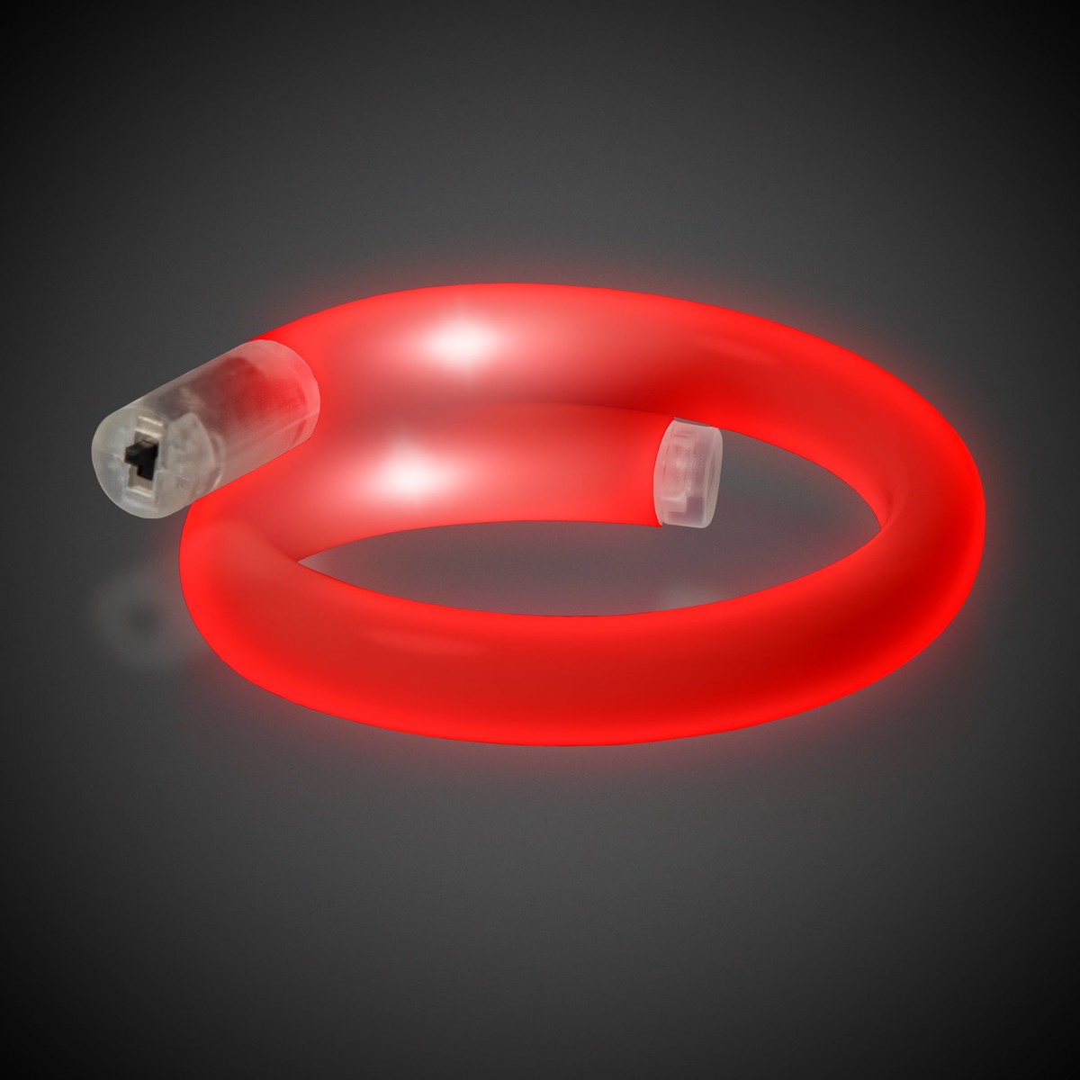 Red LED Tube Bracelet - Red