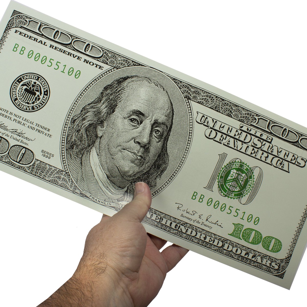 $100 Dollar Bill Cutout - Default Title