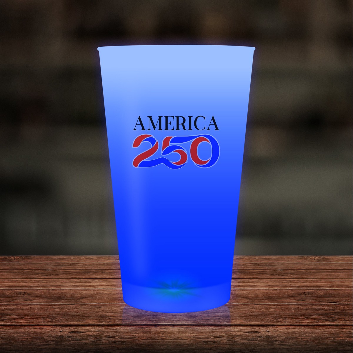 America 250 Blue LED 16 oz. Cup - Default Title