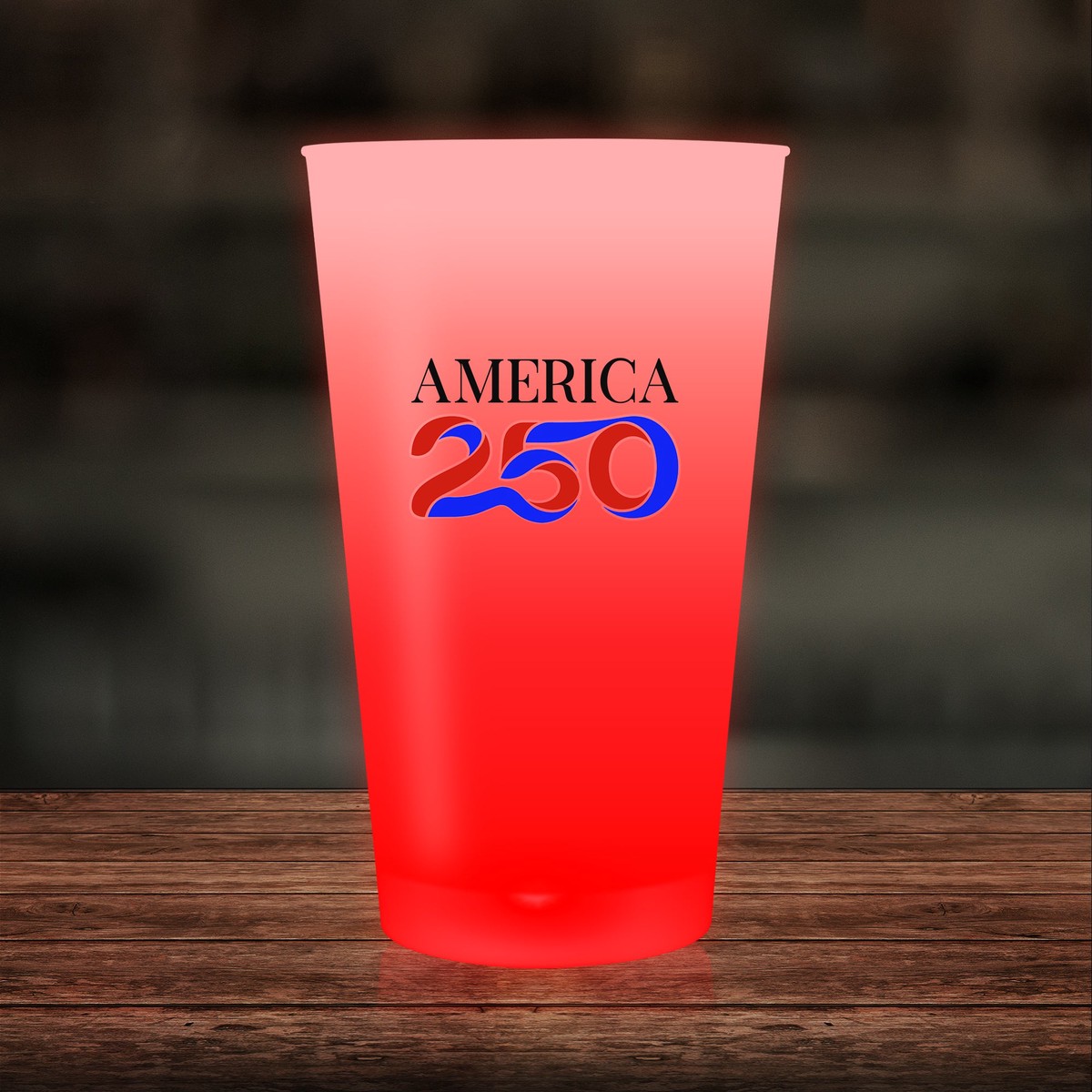 America 250 Red LED 16 oz. Cup - Default Title
