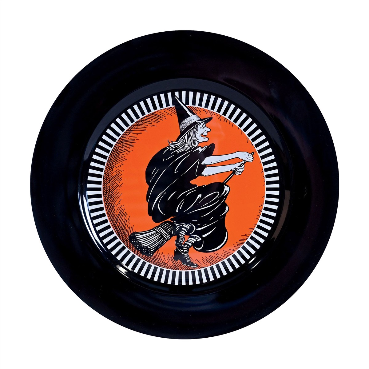 Vintage Halloween Witch Platter - Default Title